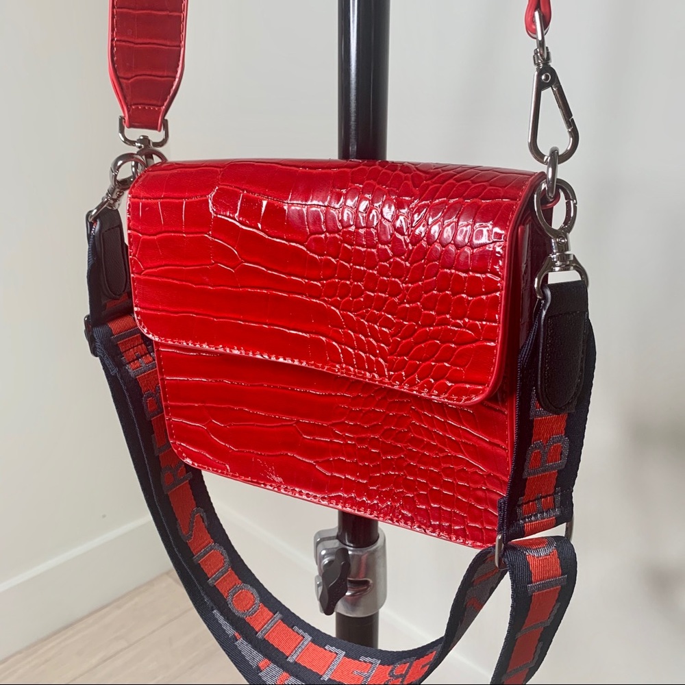 HVISK Red Croc Bag - Used once